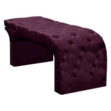 Imagem de Maca de Estética Reclinável e Reta Andressa Speciale Home, Roxo Veludo