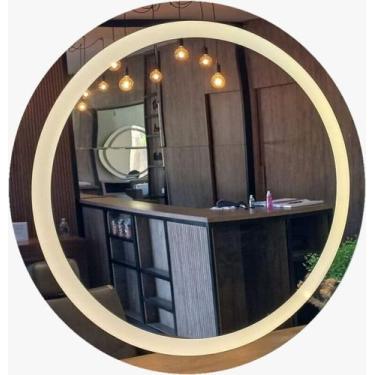 Imagem de Espelho Penteadeira Camarim 92 cm com luz de Led - Top Vidros, Cor da 