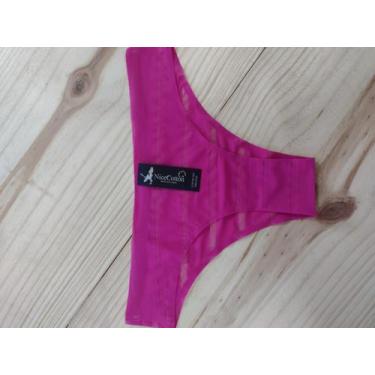 Imagem de Calcinha Corte Laser Com Transparência Sem Costura microfibra poliamid