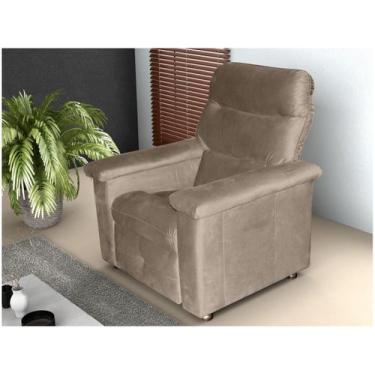 Imagem de Poltrona Reclinável Moderno 3 Posições Matrix Jaguar, Bege