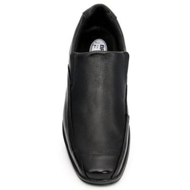 Imagem de Sapato Social Festa Masculino Br2 Footwear Em Couro Legítimo, Preto, 4