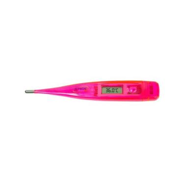 Imagem de Termômetro Clínico Digital Infantil Axilar Aviso Sonoro G-Tech, Rosa