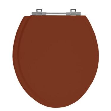 Imagem de Tampa de Vaso Ravena Caramelo para Bacia Deca Mdf Laqueado - SICMOL, C