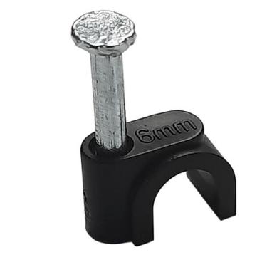 Imagem de Miguelão Fixa Fio para Cabos 6mm com Prego de Aço Reforçado 2,5x20mm P