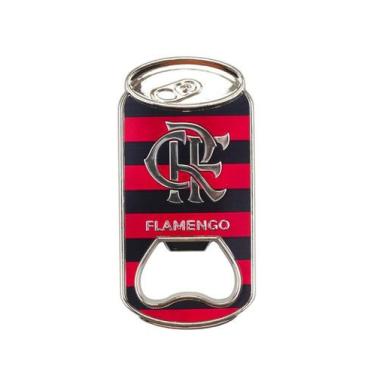Imagem de Ímã Abridor Garrafas Lata 8.5x4cm - Flamengo - Mileno