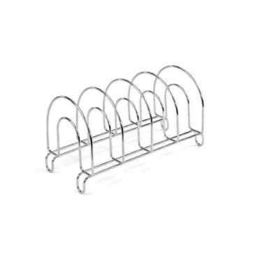 Imagem de Organizador Para Formas E Travessas - Niquelart, Fumaça branca, Aço cr