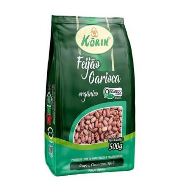 Imagem de Feijão Carioca Orgânico Korin 500G, Carioca