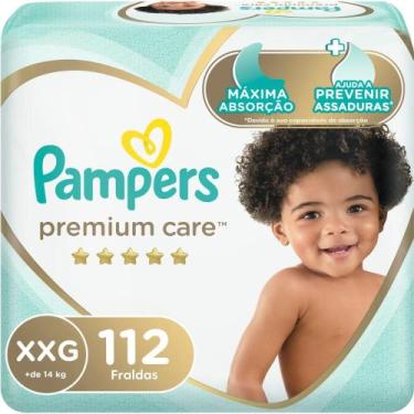 Imagem de Fralda Pampers Premium Care Topíssima XXG com 112un