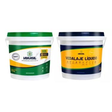 Imagem de Kit Vbrasil Em Pó 3kg + Vedalaje Liquido 3,2l