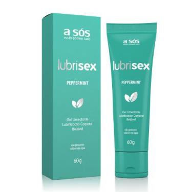 Imagem de Gel Lubrificante Beijável Lubrisex Peppermint - 60g - A SÓS