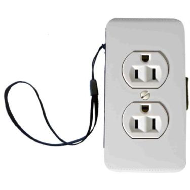 Imagem de Rikki Knight Divertida capa carteira com saída elétrica com aba magnética para Apple iPhone 4 e 4s