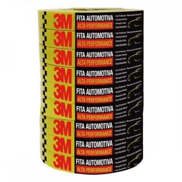 Imagem de Fita Crepe 3M Alta Performance Amarela 24Mm X 40M Automotiva . / Kit C