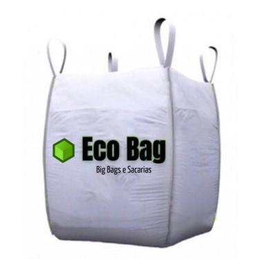 Imagem de Big Bag Saco 90X90X120 Cm 1000Kg Resistente Reforçado 1M C1 - Eco Bag