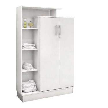 Imagem de Armário Multiuso Elite 2 Portas com Chave 20220 Demóbile, Branco
