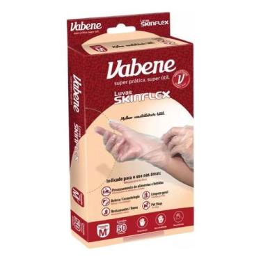 Imagem de Luvas  M Skinflex Vabene Com 50 Unidades, Skinflex