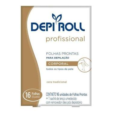 Imagem de Depi Roll Folhas Prontas Corporal Cera Tradicional C/16 - Depiroll