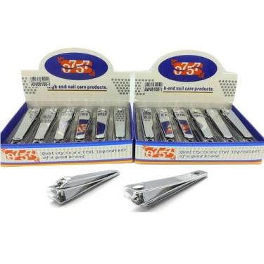 Imagem de 24 Cortador de Unha Grande Atacado Profissional Aço Inox - 0507 Import