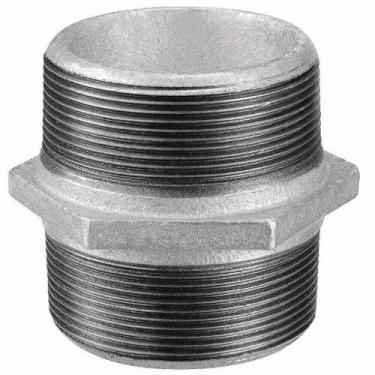 Imagem de Niple duplo galvanizado tupy, 3/8"