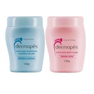 Imagem de Kit Dermopés Creme Para Tratamento Azul 130g + Creme Para Afinar os Pé