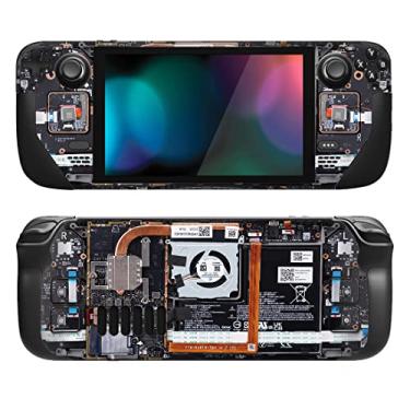 Imagem de PlayVital Conjunto completo de decalque de película protetora para LCD Steam Deck, adesivos personalizados capa de vinil para Steam Deck OLED - Tear Down
