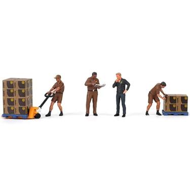 Imagem de Mini GT Driver and Workers 7 Piece Figure Set - Motorista, trabalhadores - Figura Miniaturada - Figuras de Brinquedo - Coleção - 1/64 Escala - Edição Limitada - Licença Oficial