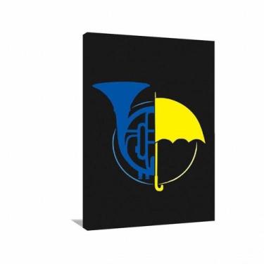 Imagem de Quadro decorativo HIMYM Trompa Azul - Tela em Tecido - Wall Frame