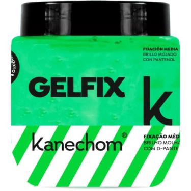Imagem de Gel Fixador Kanechom Fixação Média Verde 230g