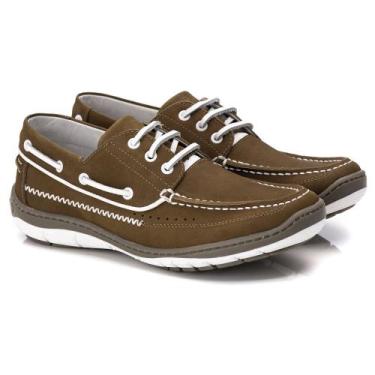 Imagem de Sapato Dockside Comfort Masculino em Couro Castor - Ranster, 42