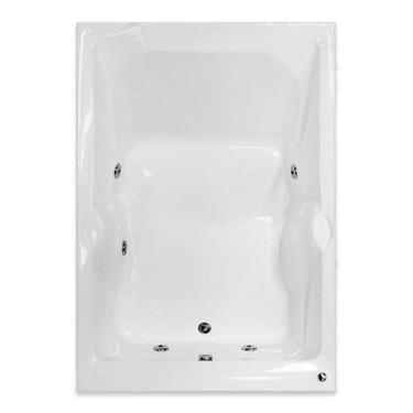 Imagem de Banheira Dupla Hawaii com hidro em acrílico - Só Banheiras, 1,68X1,20X