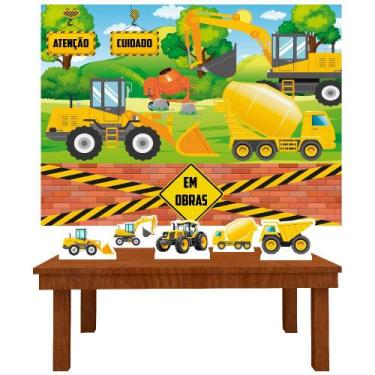 Imagem de Kit Prata Maquinas de Construção- IMPAKTO VISUAL