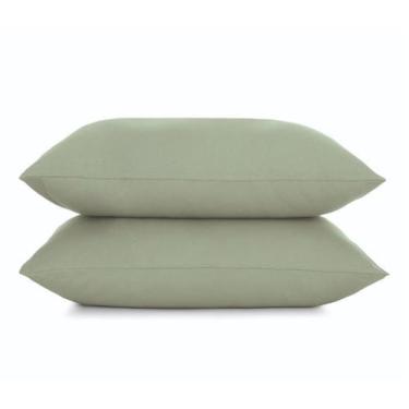 Imagem de Kit 2 Fronhas Malha in Cotton 50x70 Altenburg, Verde Bond