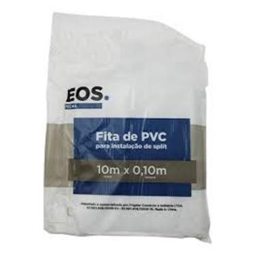 Imagem de Fita Pvc Branca 10mx 0,10m Acabamento Instalação Split - EOS