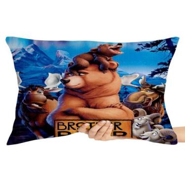 Imagem de Capa Travesseiro fronha com ziper 50x70  Irmão Urso - Empório Dutra