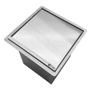 Imagem de Lixeira De Embutir Inox 5l P/ Cozinha Casinox