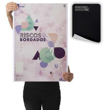 Imagem de Papel Carbono para Costura Riscos e Bordados Preto - Caixa com 100 - P