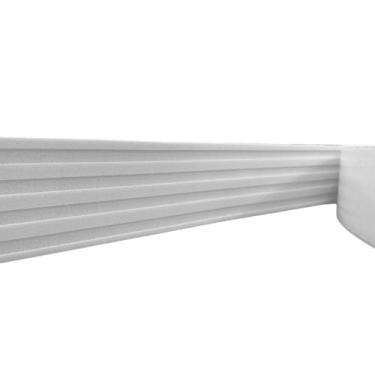 Imagem de Moldura Rodameio Painel Ripado Eva Autocolante Flexível Urânio 5cmx5mm