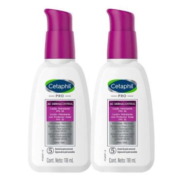 Imagem de Kit 2 Cetaphil Pro Ac Control FPS 30 Loção Hidratante 118ml