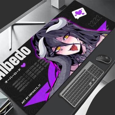Imagem de Mousepad Gamer Extendido Nier Automata 2B - Anime Sexy - Preto e Branc