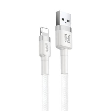 Imagem de Cabo turbo 1 metro tipo-c e lightning  - Hrebos, Branco, Lightning iOS