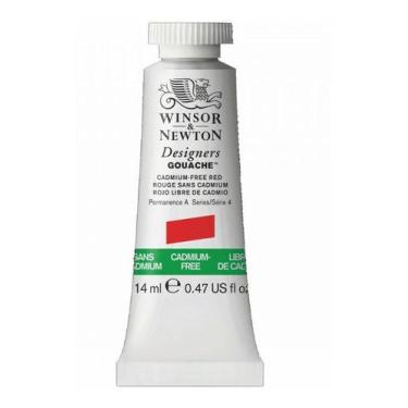 Imagem de Tinta Guache Winsor Newton 14ml S4 901 Cadmium Free Red - Winsor & New