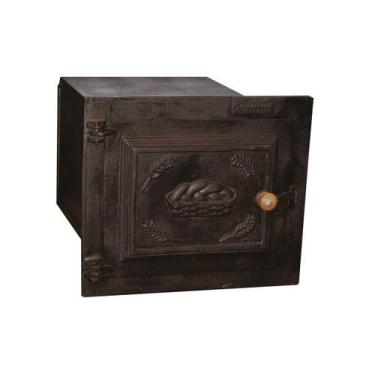 Imagem de Forno em Ferro Fogão a Lenha Médio Porta Ferro 50x42x35cm - UNICLÁUDIO