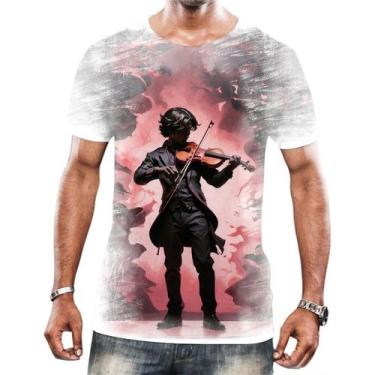 Imagem de Camisa Camiseta Tshirt Instrumento Corda Violinos Melodia 7 - Enjoy Sh