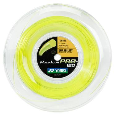 Imagem de Corda Yonex Polytour Pro 17L 1.20 Amarela - Rolo com 200 metros