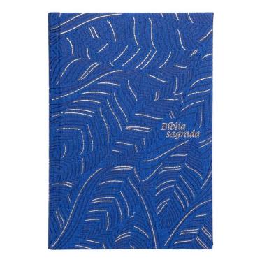 Imagem de Bíblia Slim NVI, Letra Grande, Couro-Soft - Azul