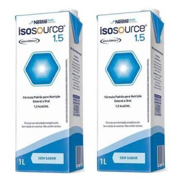 Imagem de Kit 2 Un Isosource 1.5 1000ml - Nestlé Sabor Baunilha
