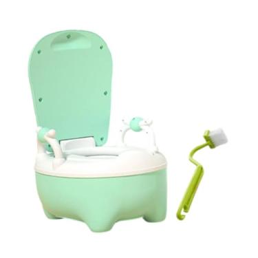 Imagem de Dynwave Cadeira de Treinamento para Vaso Sanitário, Fácil de Manter E com Proteção, verde