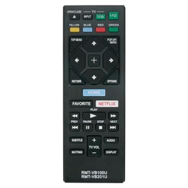 Imagem de Substitua o controle remoto do leitor de Blu-ray compatível com o leitor de DVD Sony BDP-BX650 BDP-S1500 BDP-S2500 BDP-S2900 BDP-S3500 BDP-S4500 BDP-S5500 BDP-S6500 BDP-S3700 BDP-BX370 RMT-VBX370 100U