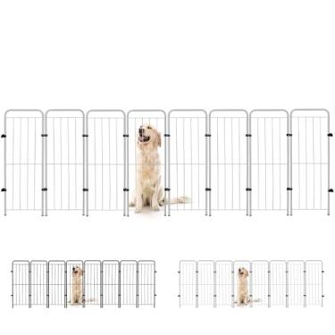 Imagem de Utility Pet & Lar, Cercado Caes Pet Cachorro Grade Cerca 8 Módulos 98 cm Altura Cor:Branco