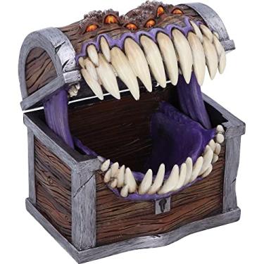 Imagem de Nemesis Now Caixa de armazenamento de dados Mimic Dungeons & Dragons oficialmente licenciada de 11,3 cm, marrom