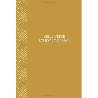 Imagem de Bible Verse Study Journal (Yellow and White, 6x9): A Guided Journal for Prayer, Praise and Reflection through the Study of Scripture Verses